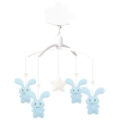 Trousselier Mobile Musicale Funny Bunny Bleu